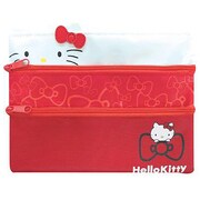 ハローキティ3段ポーチレッド [SANRIO/Hello Kitty]