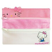ハローキティ3段ポーチピンク [SANRIO/Hello Kitty]