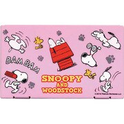 Snoopy スヌーピーマスクケースピンク