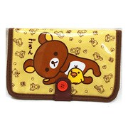 リラックママスクティッシュポーチイエロー [サンエックスキャラクター/Rilakkuma/San-x]