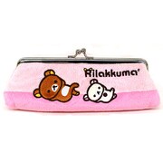 リラックマロングがま口ケース横ピンク [サンエックスキャラクター/Rilakkuma/San-x]