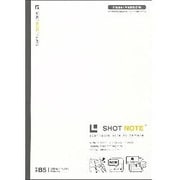 ショットノート 無線綴じタイプ 横罫線6mm 30枚(60ページ) セミB5 白 9143シロ