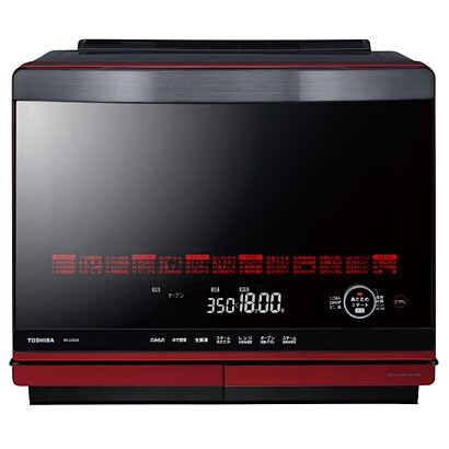 過熱水蒸気オーブンレンジ（31L） 石窯ドーム グランレッド ER-LD530(R)