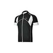 1020525M252　 [EVAN`S JERSEY(エバンス) 半袖ジャージ 紫外線対策 UVカット M BLACK/WHITE]