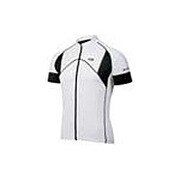 1020525S775　 [EVAN`S JERSEY(エバンス) 半袖ジャージ 紫外線対策 UVカット S WHITE/BLACK]