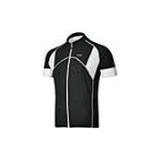 1020525XL252　 [EVAN`S JERSEY(エバンス) 半袖ジャージ 紫外線対策 UVカット XL  BLACK/WHITE]