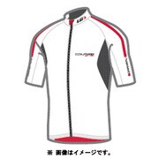 3820683M5V8　 [COURSE RACE JERSEY(コースレース) 半袖ジャージ 紫外線対策 UVカット M WHITE/BLACK/GINGER]