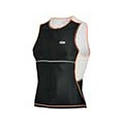 1020482S463　 [COMP SLEEVELESS インナー S BLACK/WHITE/FLUO ORANGE]