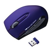 ワイヤレスブルーLEDマウス 2.4GHz対応 ネイビー MA-WBL26NV
