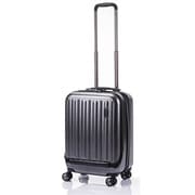 フラッシュ フロントオープン 旅行日数目安：1～2泊 34L TSAロック搭載 機内持ち込み可 ブラック 85-75691