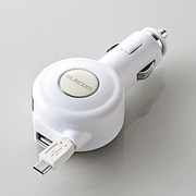 シガーチャージャー_リール式2A2ポート MPA-CCRMU21WH