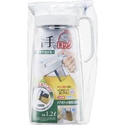 KK065 [ロック式ピッチャー1.2L茶こし付W]