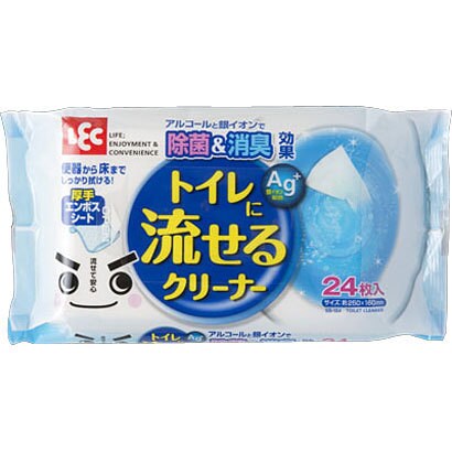 トイレに流せるクリーナーAg＋ 24枚 SS154