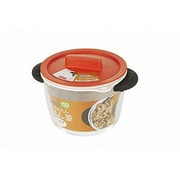 ユニックス ガラスレンジ調理 ご飯釜 オレンジ 45483