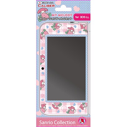3DLF-M1 [マイメロディ デコレーションフィルムセット for ニンテンドー3DS LL]