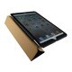 レザー調 （スタンド機能付き） クロスパターンホルダーケースiPadmini BK