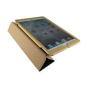 レザー調 (スタンド機能付き) フラワーデザインホルダーケースiPadmini BK