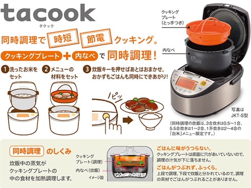新品即決 タイガー - ヨドバシ.com TIGER tacook 5.5合炊き IH炊飯器 炊飯器