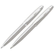 ギフトコレクション Sheaffer100シリーズ ブラッシュトクローム シャープペンシル＆ボールペン SGC9306