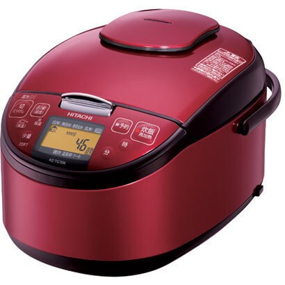 圧力IH炊飯器 1升炊き 黒厚鉄釜 レッド RZ-TG18K R