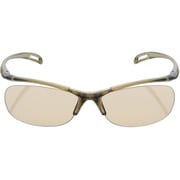 ブルーライト対策メガネ PC GLASSES リムレスタイプ ブラウンレンズ グリーン OG-YBLP01GN