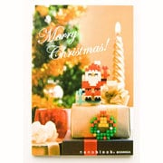 NP019 [nanoblockクリスマスカード サンタとリース 縦]