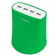 5.1A_USB4T_JP_1196 5.1A USB4ポート充電器 Green