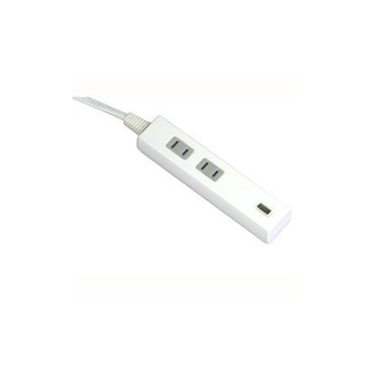 配線タップ 2口シンプルタップ USBポート1個付き 2m TU1A2-2