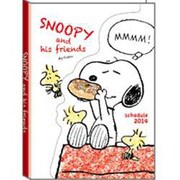 P-11592 [2014年版 B6見開き1週間ブロックタイプ手帳 SNOOPY/クレヨン マグネット]