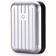 モバイルバッテリー 6000mAh USB出力:1ポート 最大:2.5A Just Mobile Gum++ シルバー JTM-BY-000015