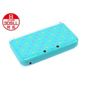 3DLDHC03 [3DS LL用プラスパレット デザインカバー ドットスタイル マーブルサワーミント]