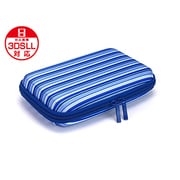 3DLDHP05 [3DS LL/DSi LL用プラスパレット デザインポーチ ボーダースタイル オーシャンブルー]