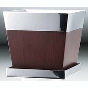 スプールウッド プランタースクエア9.5cm [ガーデニング用品]