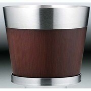 スプールウッドプランターラウンド12.5cm [ガーデニング用品]