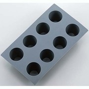 ドルチェ・シリコン焼き型　ババ型８ケ取(シリコン型)
