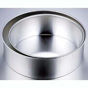 ブリキ デコ缶 24cm