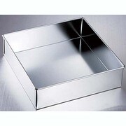 ブリキ デコ缶 角 18cm