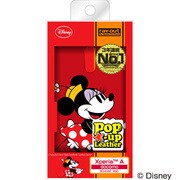 RT-DSO04ED/MN [docomo Xperia A SO-04E用 ディズニーキャラクター・POP-UPレザージャケット ミニー]