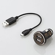 ダブルポート USBシガーチャージャー ブラック MPA-CCDU24BK