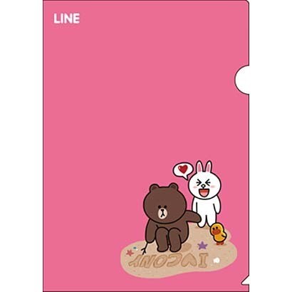 353710005 [クリアファイル LINE（ライン）/E.ブラウン&コニー2]