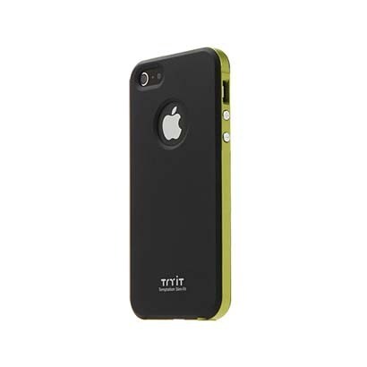 I5N13-13A160 [try it Metalic Series (Black×Green)for iPhone5]