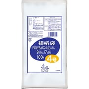 ポリバッグ 規格袋0.03 4号 透明 100P L03-4