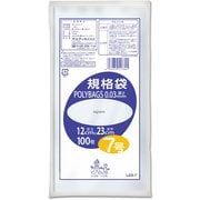 ポリバッグ 規格袋 7号 約縦23cm×横12cm×厚さ0.03mm 100枚 透明 L03-7
