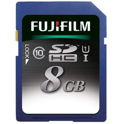 fujifilm 8gb sdhc memory card