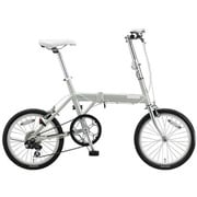 折りたたみ自転車 スニーカーライト 18型 外装7段変速 M.Wスパークルシルバー SNL187