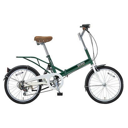 折りたたみ自転車 スニーカーシティ 20型 外装6段変速 PXトラッドグリーン SC206