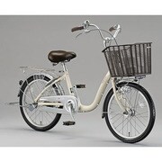 シティサイクル カリシア 点灯虫 20型 変速なし E.Xクリームアイボリー CAL20T