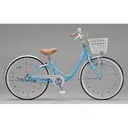 子ども用自転車 スイートピー ダイナモランプ 24型 変速なし P.スターダストブルー SWE24