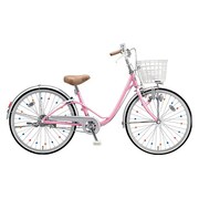 子ども用自転車 スイートピー ダイナモランプ 24型 変速なし P.ソフトピンク SWE24