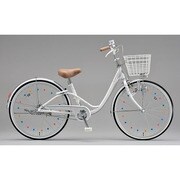 子ども用自転車 スイートピー ダイナモランプ 24型 内装3段変速 P.シーニックホワイト SWE243